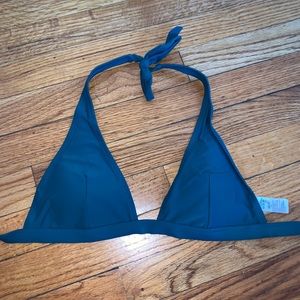 blue bikini top